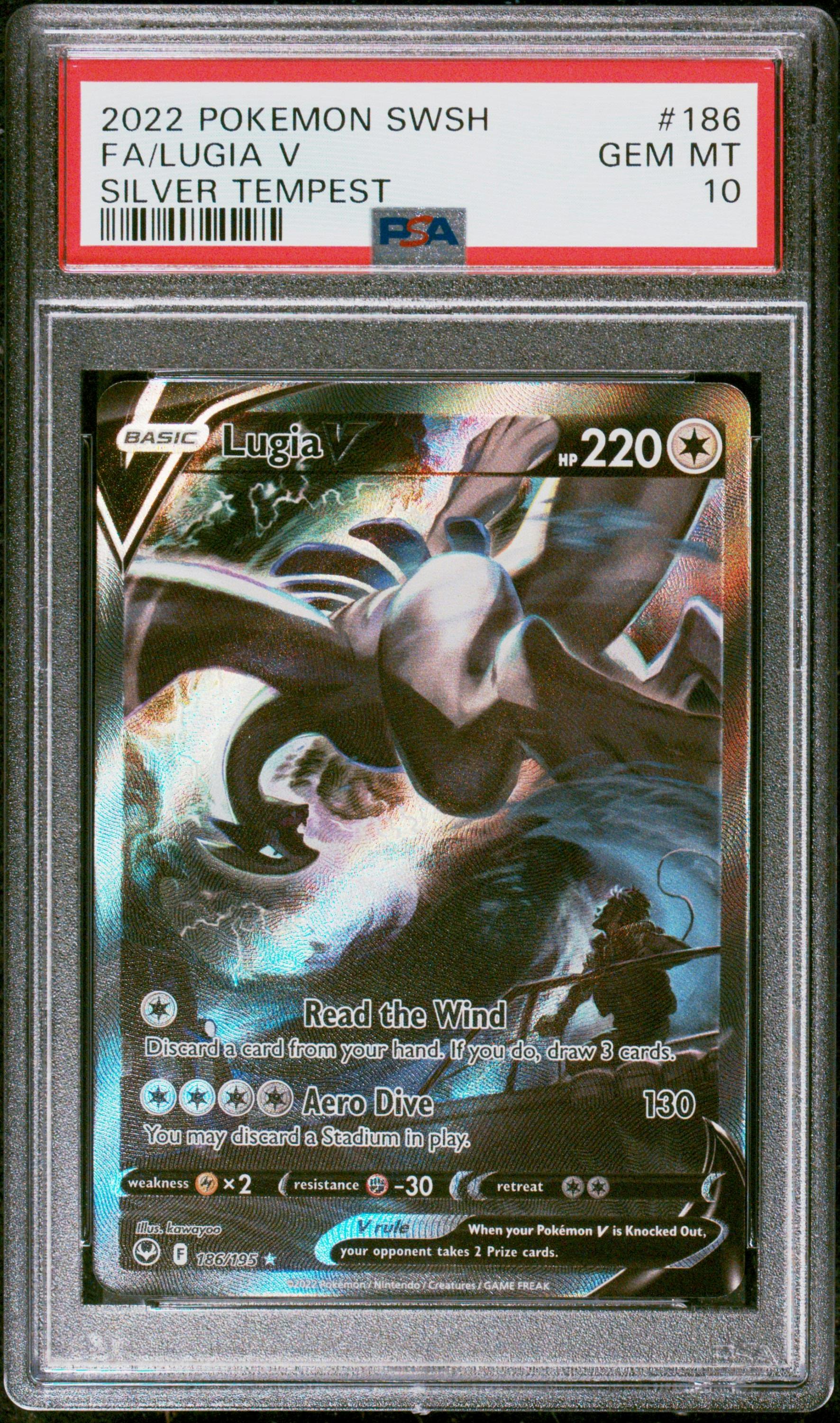 Pokemon TCG Silver Tempest Lugia V #138 PSA 10! outlet